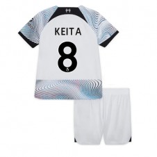 Liverpool Naby Keita #8 Bortaställ Barn 2022-23 Korta ärmar (+ Korta byxor)